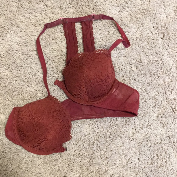 Aerie burnt red front clasp bra - Picture 3 of 3